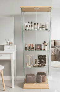 Vitrina Moderna TMG-G394 de Vidrio Templado en Capas, Mueble Multifuncional de Almacenamiento para Sala de Estar, Dormitorio o Bar en Casa - Product Image 5