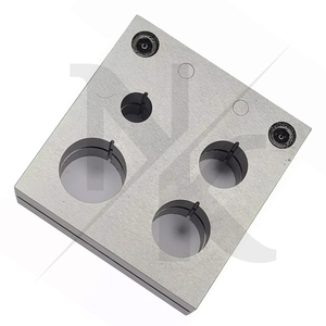 Cortador de discos de acero inoxidable de calidad premium, fácil de usar, de forma redonda, para hacer aretes con 4 perforaciones, tamaño 15/32"-1", personalizado. - Product Image 4