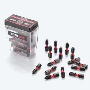 TOOLJOY grosir pabrik 25mm tahan lama Impact Bits kualitas tinggi obeng bit impact set digunakan untuk memperbaiki