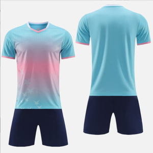 ชุดเสื้อฟุตบอลสีส้มไล่เฉดขาวแบบยูนิเซ็กซ์ แขนสั้น คอวี ระบายเหงื่อได้ดี ผลิตจากโพลีเอสเตอร์ 100% เหมาะสำหรับทุกฤดูกาล - Product Image 4
