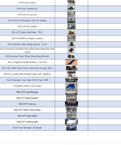 อะไหล่รถยนต์ JDM สำหรับ Nissan Skyline <span class=keywords><strong>GTR</strong></span> <span class=keywords><strong>R34</strong></span> กันชนหน้า สปอยเลอร์หน้า ช่องรับอากาศด้านข้าง แผ่นกันกระแทก สำหรับ <span class=keywords><strong>R34</strong></span> GT-R - Product Image 6