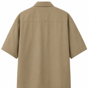 เสื้อเชิ้ตแขนสั้นผู้ชายแบบลำลอง ปกคอพับ เสื้อเชิ้ตฤดูร้อน - Product Image 1