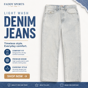 Pantalon en jean coupe droite délavé de haute qualité, style vintage, coupe ample, pour homme, streetwear, en denim de coton - Product Image 5