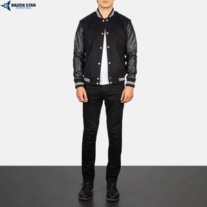 Chaquetas Varsity Personalizadas al por Mayor, Chaquetas Letterman con Bordados y Parches, Uniformes Escolares - Product Image 3