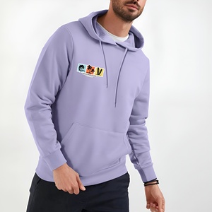 เสื้อฮู้ดดี้ผู้ชายคุณภาพสูงทรงโอเวอร์ไซส์ ผ้าคอตตอนฟลีซ สีสันตัดกัน สไตล์ลำลอง สตรีทแวร์ ขายส่ง รับผลิตแบบ OEM - Product Image 4