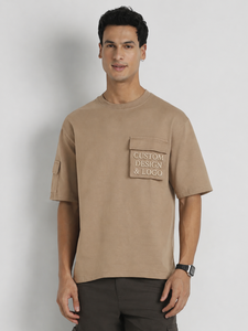 Proveedor de Camisetas de Algodón Personalizadas, Estilo Vintage, Lavado Ácido, Impresión Puff, Impresión DTG, Bajo MOQ, Fabricante - Product Image 1