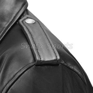 Veste en cuir pour femme sur mesure 2026, design personnalisé, pour la fabrication extérieure, couleur personnalisée, vestes en cuir pour femme - Product Image 3