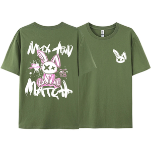 เสื้อยืดพิมพ์ลายพรีเมียม ผ้าฝ้ายนุ่ม น้ำหนักเบา สวมใส่สบาย เหมาะสำหรับใส่ลำลอง ผู้ผลิตจำนวนมาก - Product Image 5