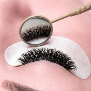 Stainless Steel Round Lash Inspection <b>Mirror</b> Professional Circle Eyelash Extension <b>Mirror</b> <b>Lightweight</b> Salon Lash Checking - Product Image 6
