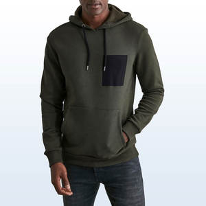 Sudaderas con capucha para hombre de estilo único, 100% algodón, totalmente personalizables, transpirables, con cremallera de un cuarto, informales, lisas, al por mayor. - Product Image 5