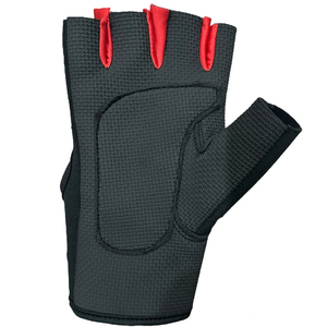 Black Men Half Finger Weight Lifting <b>Gloves</b> Breathable Non-Slip Adjustable Wrist Strap Gym Training <b>Gloves</b> - Product Image 5