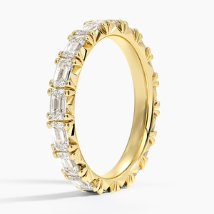 Bague de fiançailles Hip Hop certifiée IGI en or massif 14K 18K avec diamant de laboratoire taille émeraude, style classique de luxe, bijoux fins pour homme - Product Image 2