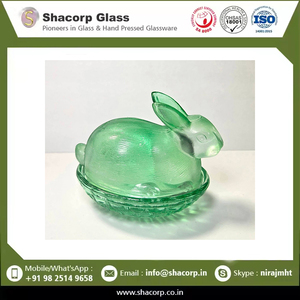 Figura de Conejito de Cristal Pequeña, Adorno Decorativo Elegante para Decoración del Hogar, Colección de Proveedor Indio - Product Image 6