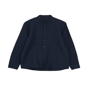 เสื้อเชิ้ตทางการเข้ารูปสำหรับผู้ชายผ้าด๊บบี้ผ้าฝ้ายโพลีเอสเตอร์ระบายอากาศคอปกสีดำสั่งทำได้ - Product Image 1