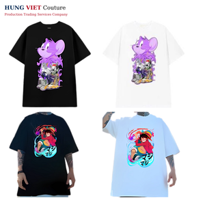 Camiseta informal unisex de 100% algodón de gran tamaño con tejido de punto de secado rápido y respetuosa con el medio ambiente-Streetwear Comfort Muestra gratis - Product Image 3