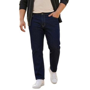 <b>Men</b>’s Regular Fit <b>Stretch</b> Washed Jeans | Mid Rise Comfortable Everyday Denim Pants - Product Image 1