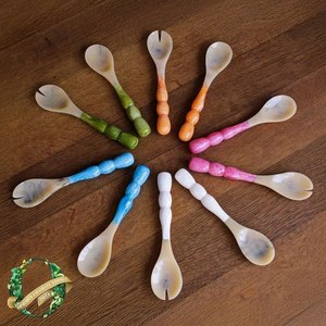 Cubertería de resina: cuchara de mesa, tenedor de mesa, cuchillo de mesa, cuchara de cocina, tenedor de cocina, cuchillo de cocina, utensilios de cocina, Time 2 Decor - Product Image 6