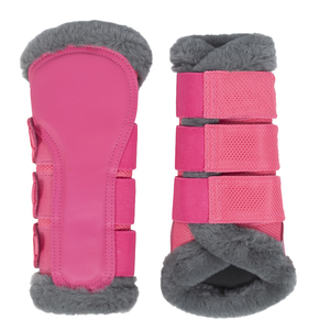 <b>Power</b> Hint High Quality Customizable Material Size Dressage Horse Protection <b>Brushing</b> Boots Fleece Lining Custom Logo - Product Image 5