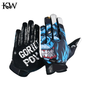 Gants de football américain et de rugby antidérapants, respirants, à doigts complets, pour le baseball et le football, avec bracelet réglable - Product Image 5