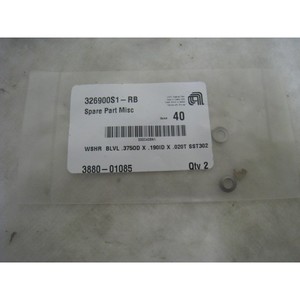 AMAT 3880-01085 Washer BLVL .3750D x .1901D - อุปกรณ์และอะไหล่เซมิคอนดักเตอร์ระดับโลกที่เชื่อถือได้ - Product Image 2