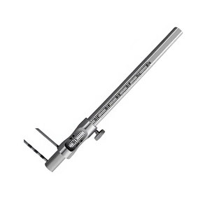 Jauge à calibre coulissant de 5 pouces (0-80 mm) en acier inoxydable, instrument de mesure de précision pour implantologie dentaire - Product Image 2