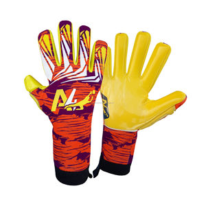 Venta al por mayor guantes de portero de fútbol profesional personalizado de alta calidad de contacto alemán de goma de silicona de látex suave al aire libre - Product Image 3