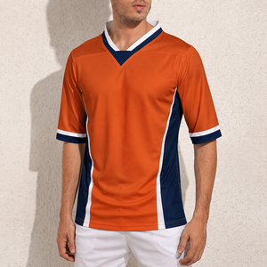 เสื้อรักบี้สไตล์ใหม่ ผ้าโพลีเอสเตอร์ ระบายอากาศได้ดี ราคาถูกที่สุด รับผลิตเสื้อรักบี้แบบ OEM ODM บริการสั่งทำพิเศษ - Product Image 2