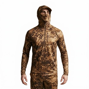 Meilleur Hoodie Décontracté d'Été pour Homme à Prix Abordable, Imperméable, Coupe-Vent, Séchage Rapide, Respirant, Protection UPF 50+, Motif Uni - Product Image 1