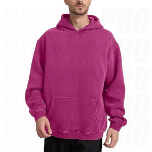 Sudadera con Capucha Extra Grande para Hombre, Estilo Vintage Lavado al Ácido, para Uso Casual o Entrenamientos Deportivos - Product Image 2