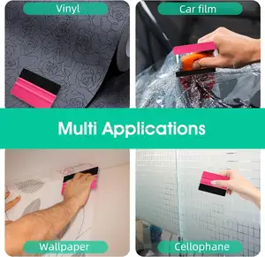 Wallpaper Tools Wallpaper Smoothing Tool Kit With Felt Squeegee For Vinyl Backsplash Tile Bathroom Window Film Application