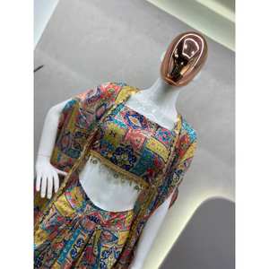 Beaux ensembles pour femmes-Blouse de fête-Bas et Koti Élégant et élégant - Product Image 1