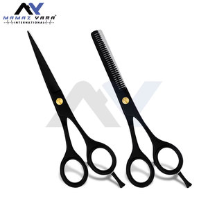 customize logo color design <b>barber</b> scissors manufacturer Cutting/Thinning Scissors <b>Set</b> 3pcs razor edge adjustment tension screws - Product Image 3