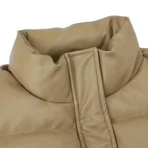 Chaquetas acolchadas de invierno con logotipo personalizado OEM para hombre, ropa de calle para hombre con cuello levantado, abrigo de invierno al por mayor - Product Image 3