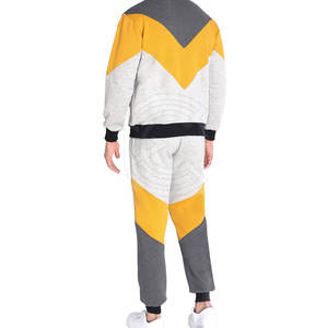 Ensemble de survêtement décontracté pour homme au design classique, deux pièces avec veste et pantalon assortis, adapté à un usage quotidien - Product Image 2