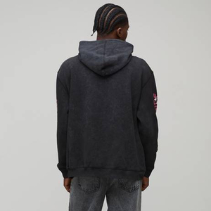 Sweat-shirt à capuche personnalisé pour homme, imprimé sur mesure, respirant, en molleton de coton de haute qualité, avec design personnalisé - Product Image 2