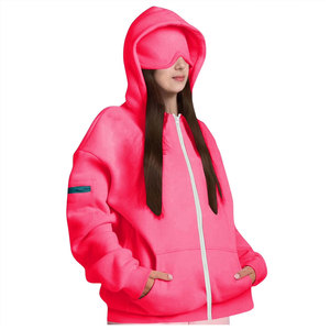 Women Breathable Winter Airplane Travel Oversized Fleece Pullover Hoodie Casual Aviation Streetwear - Product Image 5