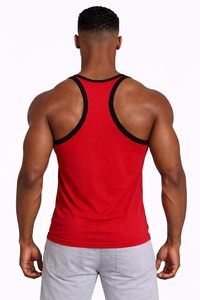 Gilet de sport pour homme, confort et flexibilité améliorées, design sans coutures et construction en coton doux. - Product Image 3