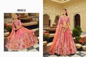 Colecciones de Terciopelo para Novias Indias con Trabajo Zarkhan de Fabzone Modelo FZBELLA - Product Image 1