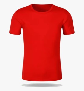Wholesale <b>100</b>% <b>Polyester</b> Microfiber Men's Quick Dry Sports T-<b>Shirts</b> Solid Pattern with Custom Logo Printing - Product Image 4