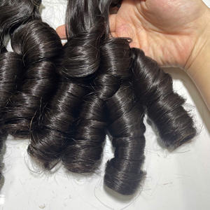 Extensiones de Cabello Humano Vietnamita Virgen 100% Natural, con Trama de Encaje, Rizo Elástico, Color Natural, Super Doble Trama, Precio al por Mayor - Product Image 5