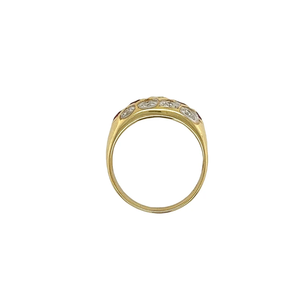 Bague Éternité en Or 10K pour Femme avec Diamants Ronds Naturels Sertis en Canal, Bijou Classique de Fiançailles - Product Image 1