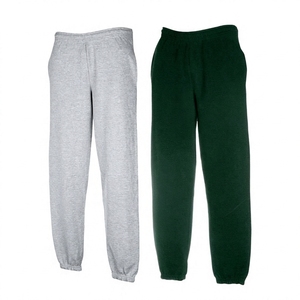 Pantalon de jogging unisexe classique pour homme, 100% coton, poids lourd, taille élastique, couleur unie, style décontracté, automne-hiver - Product Image 5
