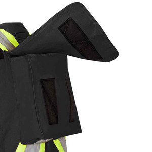 Gilets de sécurité pour hommes, uniforme d'hiver pour agents de sécurité, gilet haute visibilité décontracté avec logo, 100% coton, vêtements de travail pour la construction - Product Image 5