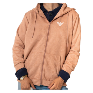 Womens Full <b>Zip</b> <b>Hooded</b> Fleece Jacket Soft Plush Hoodie Long Sleeve Casual Winter Outerwear with Kangaroo Pocket Drawstring Hood - Product Image 3