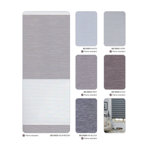 Tela Coreana Antibacteriana Ignífuga para Persianas Zebra Opacas – Proveedor de Material para Cubiertas de Ventanas Xera Bio Stella - Product Image 2