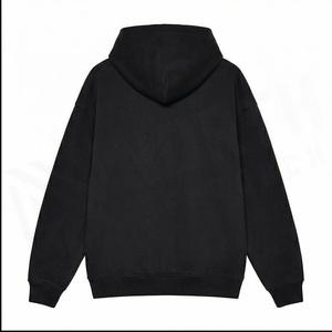 Sudadera con Capucha Oversize Negra North Approach para Hombre, de Algodón y Felpa, Casual, con Bolsillo Frontal y Estampado de Letras, Estilo Otoñal - Product Image 2