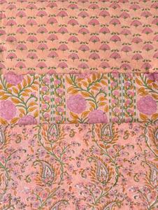 Tissu en coton imprimé à la main, motif Jaipuri traditionnel, 60x60 cm, pour robes - Product Image 5