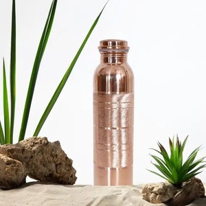 Printed Copper Water <b>Bottle</b> Designer Leakproof Ayurvedic Drinking <b>Bottle</b> with Artistic Print for Home Office Gym & Travel - Product Image 4