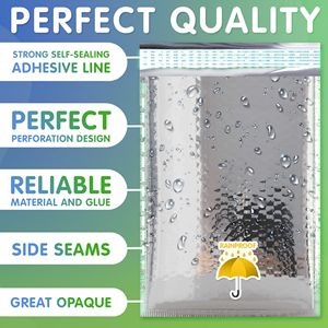 ซองจดหมายสีเงินเมทัลลิกขนาด8.5x11นิ้วแพ็คอยู่300ซองจดหมายบุนวมกันน้ำสำหรับสิ่งที่เปราะบางถุงฟอยล์จัดส่งสินค้า - Product Image 3