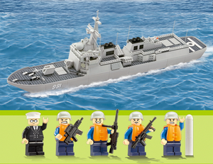 OXFORD TEAM COBRA BATTLE GROUP AEGIS SHIP, Barco de Guerra Naval Moderno, Bloques de Construcción de Plástico ABS de 1058 Piezas, Juguete de Construcción, COREA - Product Image 4